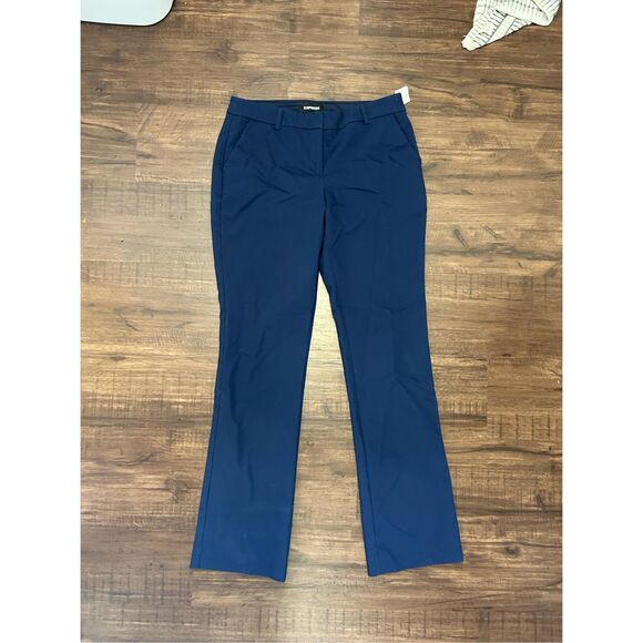 Express Columnist Barely Boot Mid-Rise Blue Pants, Sz 8R - Picture 1 of 2
